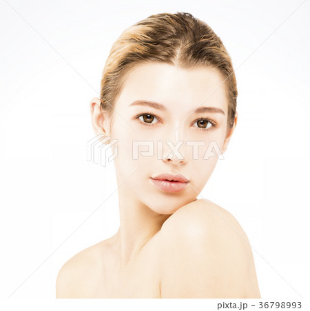 young beautiful woman with beauty face young beautiful woman with beauty face 36798993
