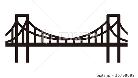 橋 ブリッジ イラストのイラスト素材