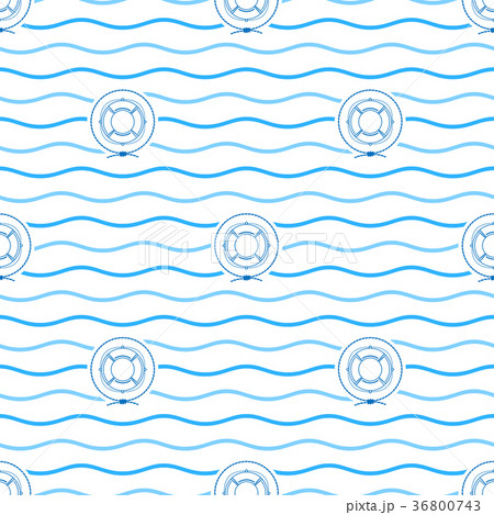 Lifebuoy , Seamless Pattern 36800743