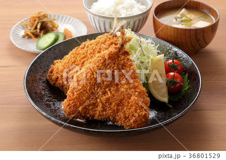 アジフライ定食 36801529