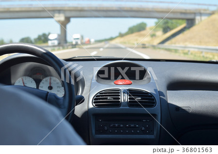 Man driving a car Man driving a car 36801563