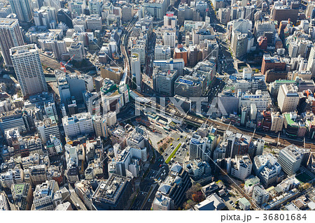 空撮・東京・五反田駅周辺を撮影(2017年12月) 空撮・東京・五反田駅周辺を撮影(2017年12月) 36801684