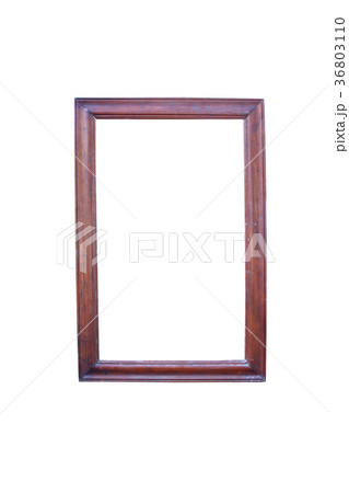 picture frame wood on isolated 36803110