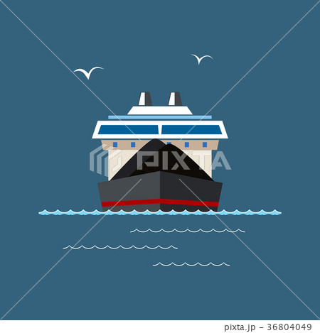Dry Cargo Ship at Sea 36804049
