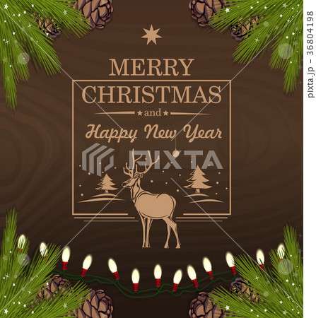 Christmas greeting card 36804198