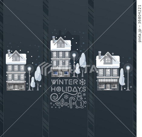 Christmas greeting card or poster design 36804221