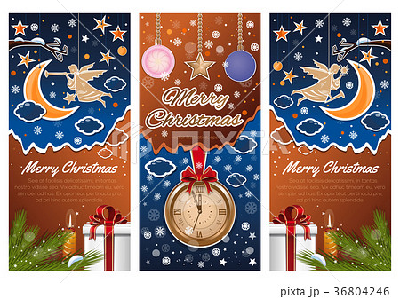 Christmas banners set Christmas banners set 36804246