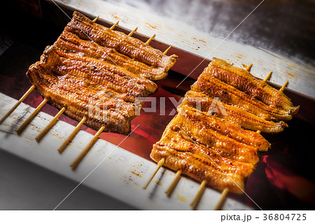 日本産鰻の蒲焼 high quality Japanese broiled eel  36804725