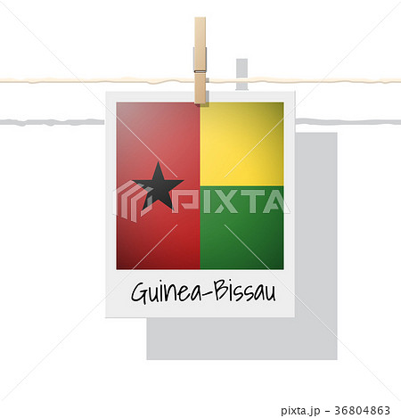 Photo of Guinea Bissau flag Photo of Guinea Bissau flag 36804863