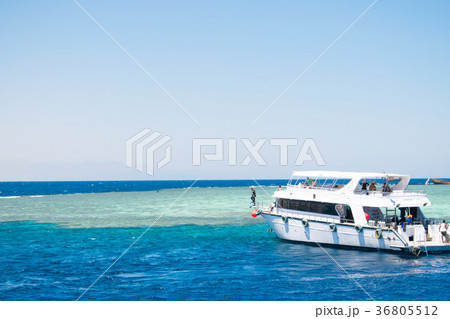 beautiful white yacht against the azure sea beautiful white yacht against the azure sea 36805512