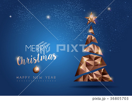Christmas and new year luxury pine tree card Christmas and new year luxury pine tree card 36805703