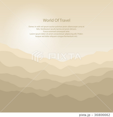 Silhouette of the Mountains at Sunrise Silhouette of the Mountains at Sunrise 36806662