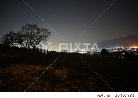 あづみ野池田クラフトパーク 星空と夜景 あづみ野池田クラフトパーク 星空と夜景 36807531