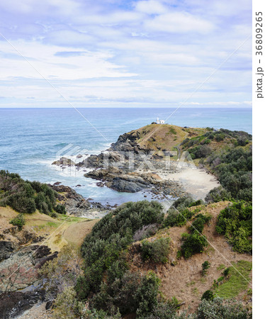 Australia, New South Wales, Landscape of cliff and sea Australia, New South Wales, Landscape of cliff and sea 36809265