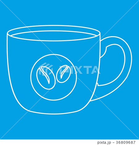 Coffee cup icon, simple style Coffee cup icon, simple style 36809687