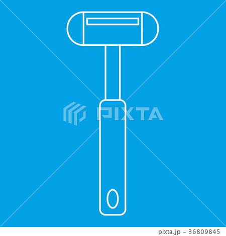 Reflex hammer icon, outline style Reflex hammer icon, outline style 36809845