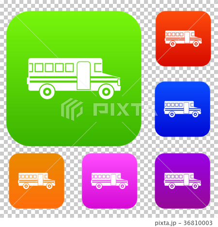 School bus set collection 36810003
