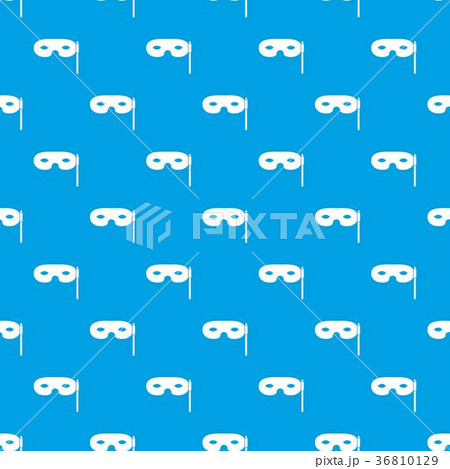 Carnival mask pattern seamless blue Carnival mask pattern seamless blue 36810129