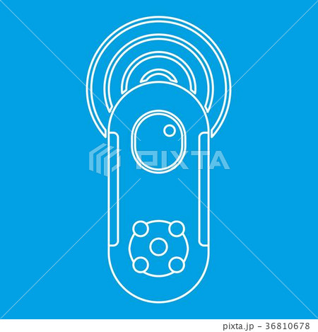 Game joystick icon, outline style 36810678