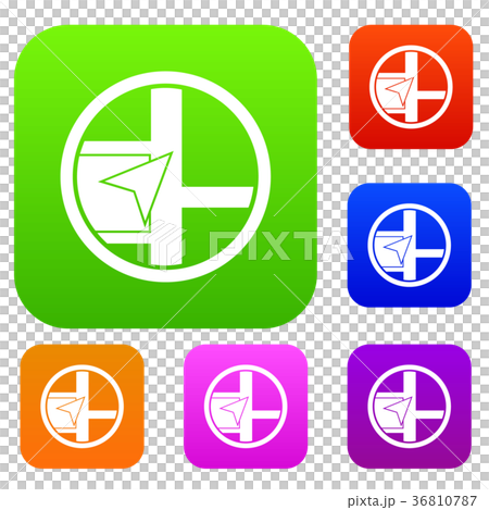 Map navigation set collection 36810787