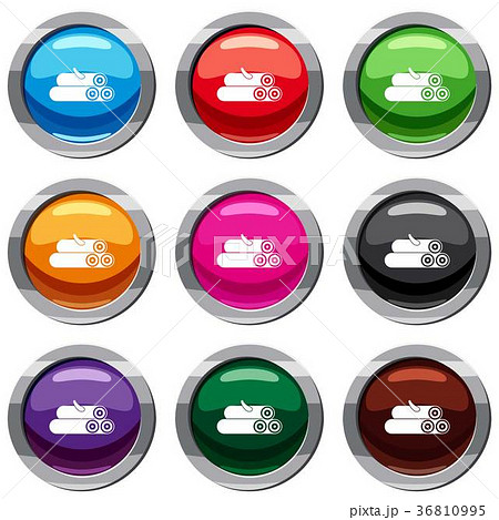 Wooden logs set 9 collection 36810995