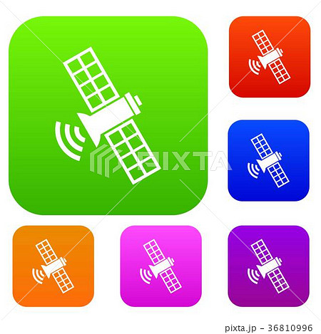 Space satellite set collection 36810996