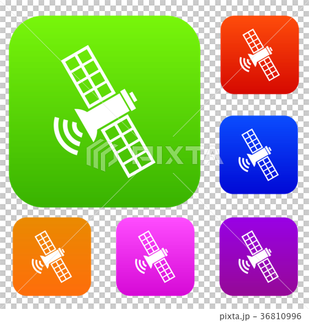 Space satellite set collection 36810996