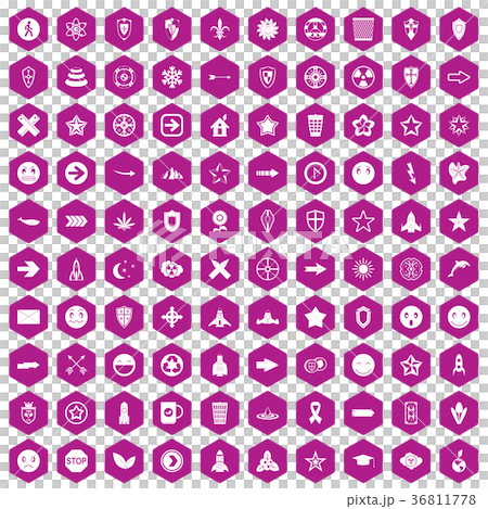 100 logotype icons hexagon violet 100 logotype icons hexagon violet 36811778