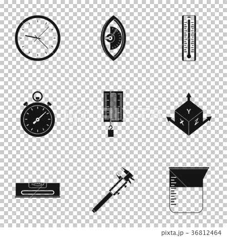 Measuring icon set, simple style - Stock Illustration [36812464] - PIXTA