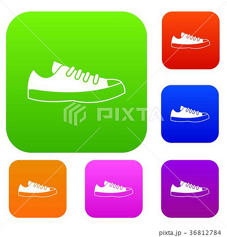 Sneakers set collection 36812784