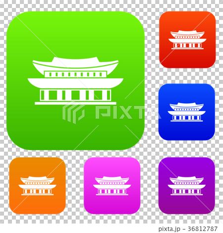 Gyeongbokgung palace, Seoul set collection 36812787