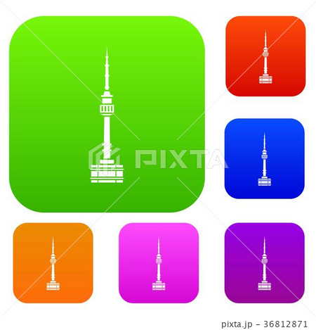 Namsan tower in Seoul set collection 36812871