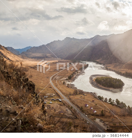 Autumn Landscape Mountain 36814444