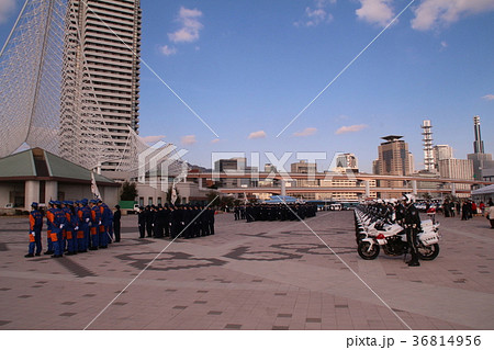 警察の出陣式 警察の出陣式 36814956