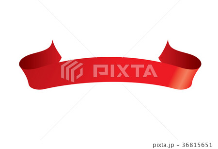 vector red ribbon 36815651