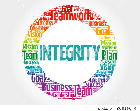 Integrity circle word cloud Integrity circle word cloud 36816644