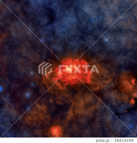 Area around the Lagoon Nebula. Area around the Lagoon Nebula. 36819209