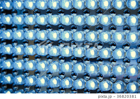Led panel in fluorescent light close up 36820381