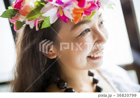 フラダンサー ポートレート フラダンサー ポートレート 36820799