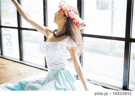 フラダンサー　ダンス 36820842