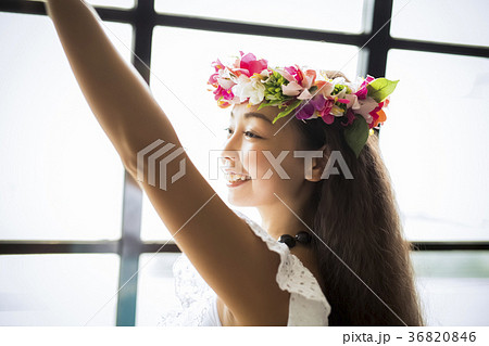 フラダンサー　ダンス 36820846