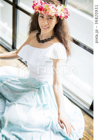 フラダンサー ポートレート フラダンサー ポートレート 36820931