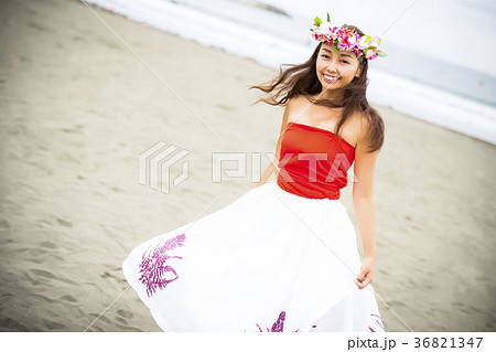 フラダンサー ポートレート フラダンサー ポートレート 36821347