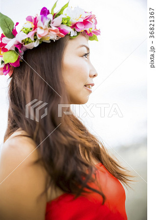 フラダンサー ポートレート フラダンサー ポートレート 36821367