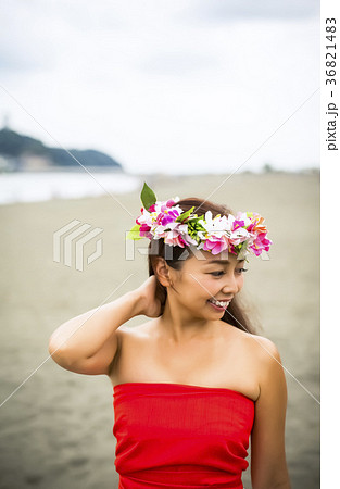 フラダンサー　ポートレート 36821483