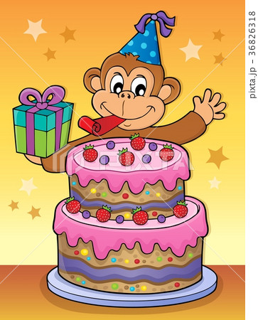Cake and party monkey theme 2 Cake and party monkey theme 2 36826318