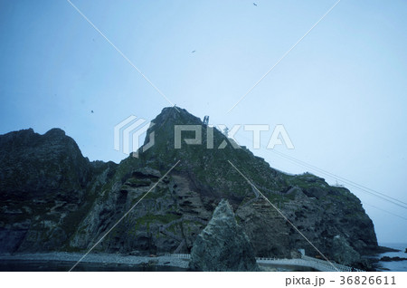 独島 崖 岩 36826611