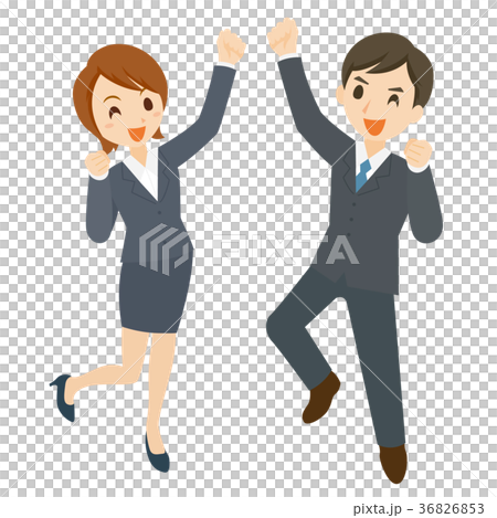 Men and women in suits Men and women in suits 36826853