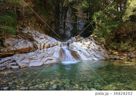 愛媛県久万高原町　面河渓　櫃の底 36828202