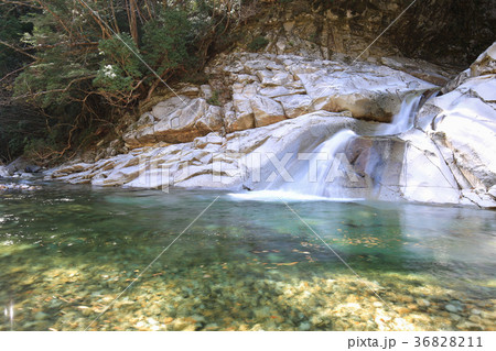 愛媛県久万高原町 面河渓 櫃の底 愛媛県久万高原町 面河渓 櫃の底 36828211